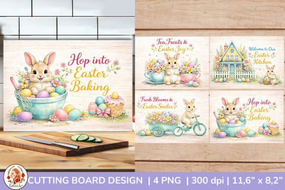 Download Whimsical Easter Cute Bunny and Eggs Cut - Premium Resources