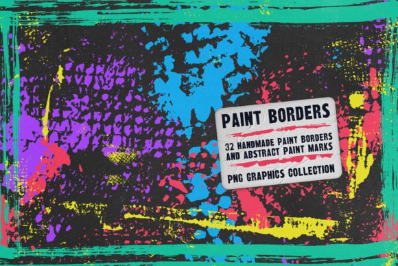 Download Paint Borders and More Graphics Set - Premium Resources